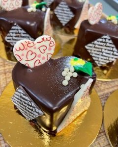 chocolate praline hearts
