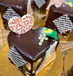 chocolate praline hearts
