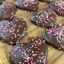 heart chocolate cookies